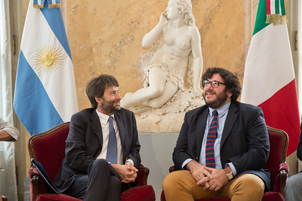 Argentina e Italia afianzarán la cooperación cultural