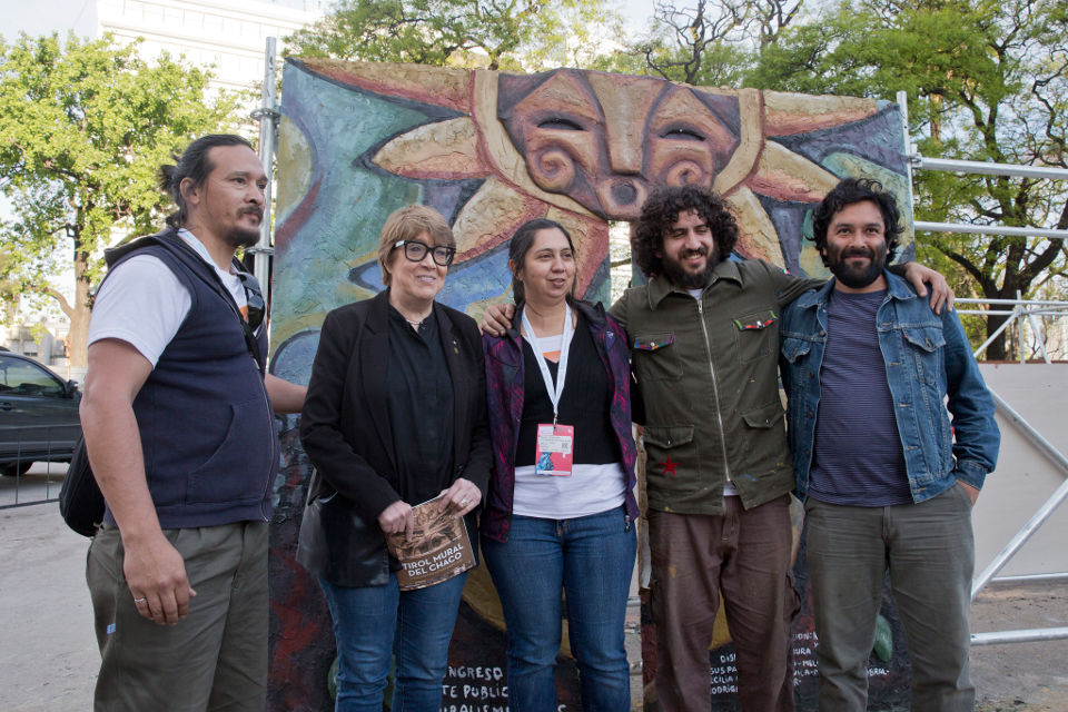 Parodi cerró el 1° Congreso Nacional de Muralismo en el Centro Cultural Kirchner