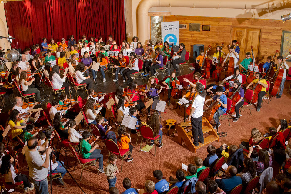Orquestas infantiles del sur y un concierto memorable en Villa La Angostura