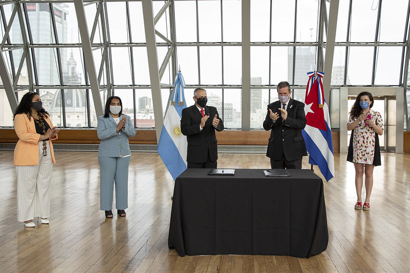 Se firmó un Programa Ejecutivo de Cooperación Cultural entre Cuba y Argentina