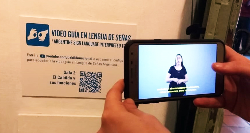 Accesibilidad: recorridos virtuales en Lengua de Señas