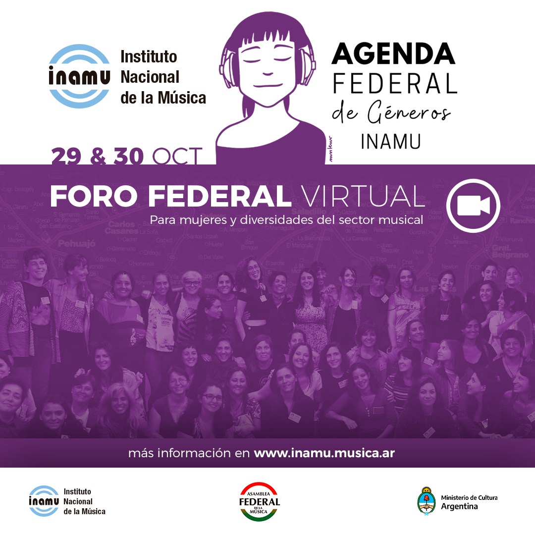 Foro Federal Virtual. Mujeres y diversidades del sector musical