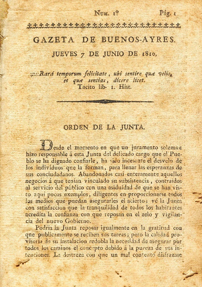 La Gazeta de Buenos Aires - Biblioteca Nacional