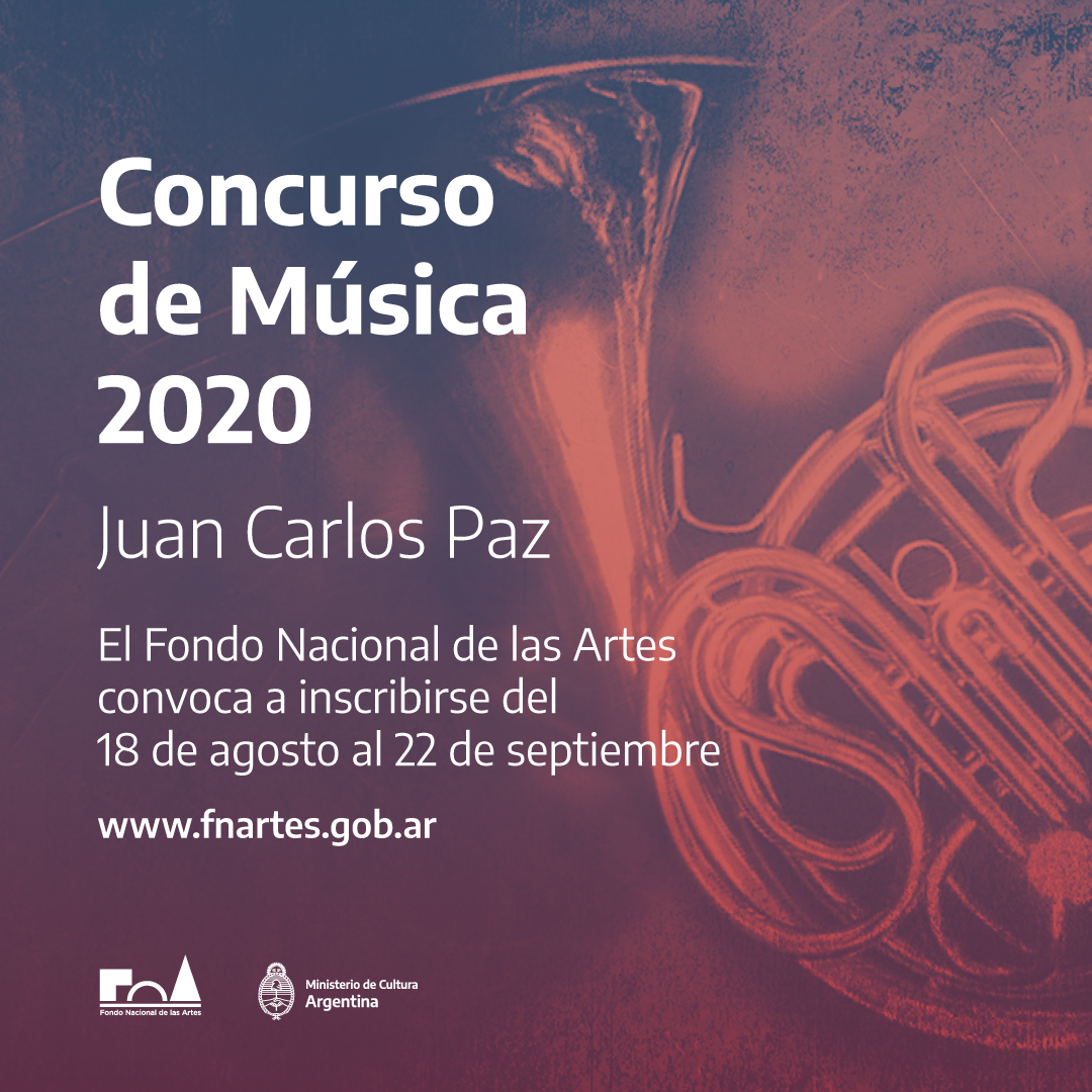 El Fondo Nacional de las Artes lanza el Concurso de Música 2020 ...