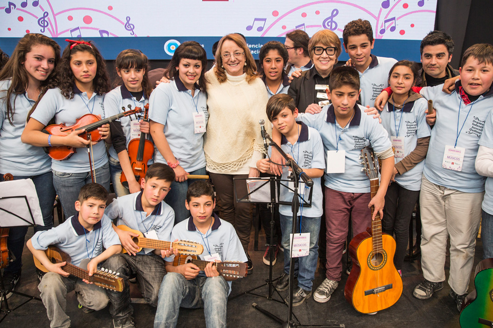 Se realiza en Tecnópolis un encuentro de orquestas infantiles y juveniles del país
