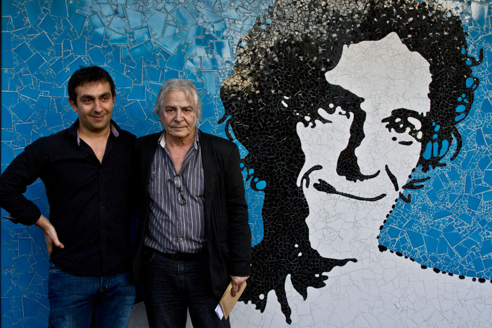 Inauguraron un mural en homenaje a Spinetta en Villa Urquiza