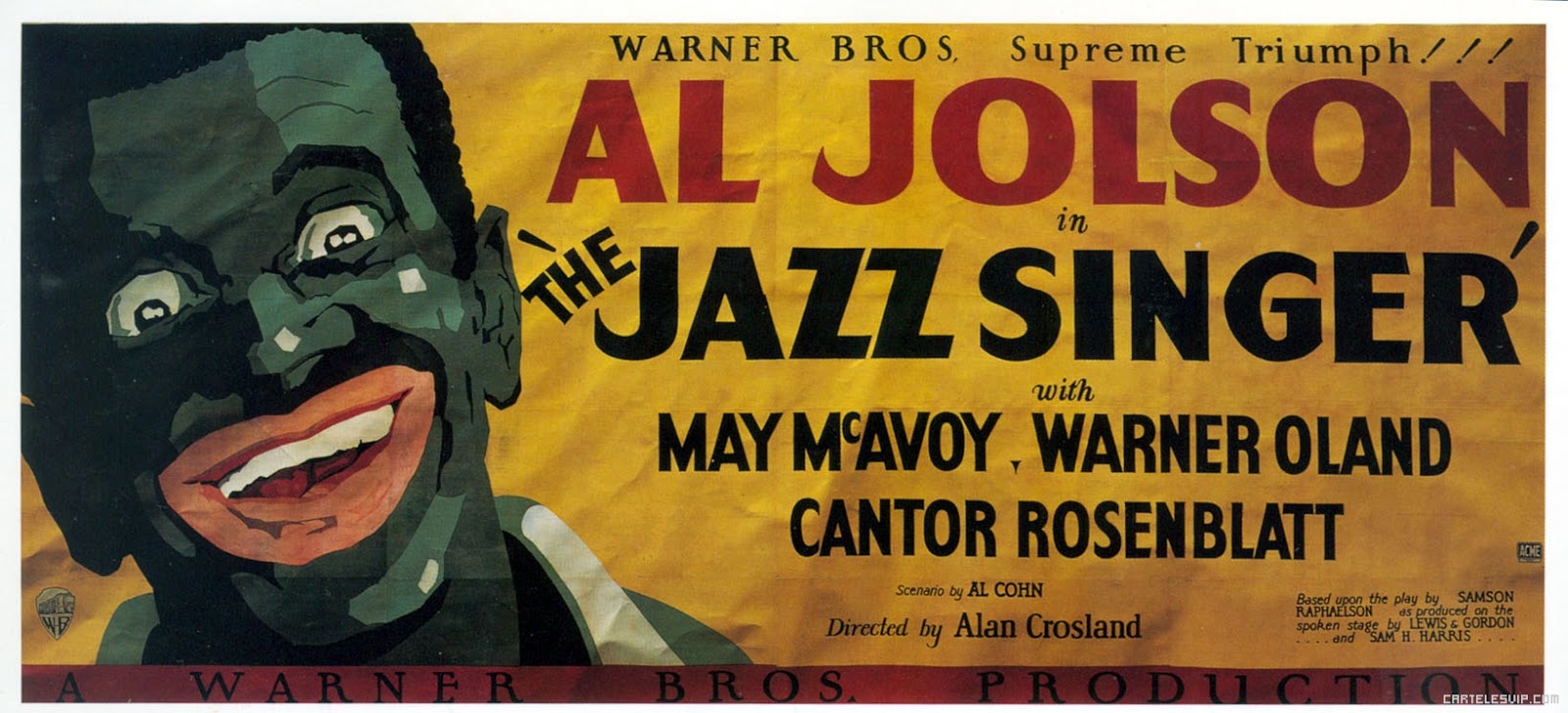 El cantante de jazz: el comienzo del cine sonoro