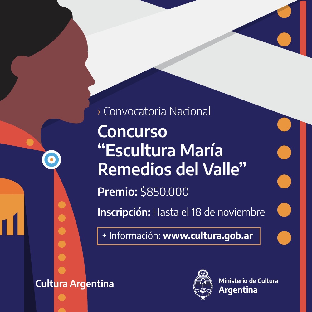 Nuevo concurso de “Escultura María Remedios del Valle" | Ministerio de Cultura