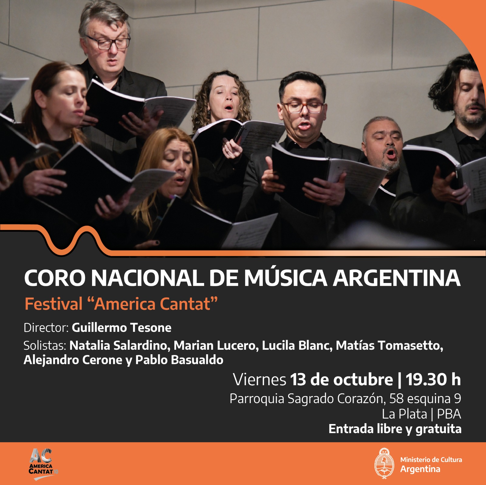 Argentine National Music Choir to Perform Special Concert at Festival of the Argentine Association for Choral Music ‘America Cantat’